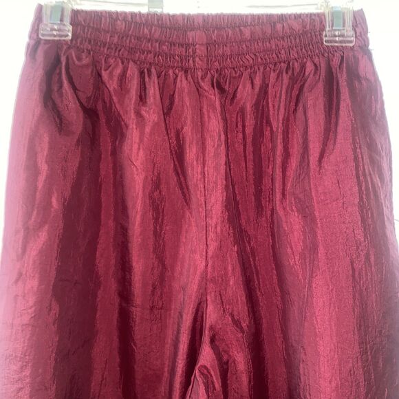 Vintage Athletic Works 2 Pc Set Jogger Parachute Pants Windbreaker Women's Large - Picture 10 of 12